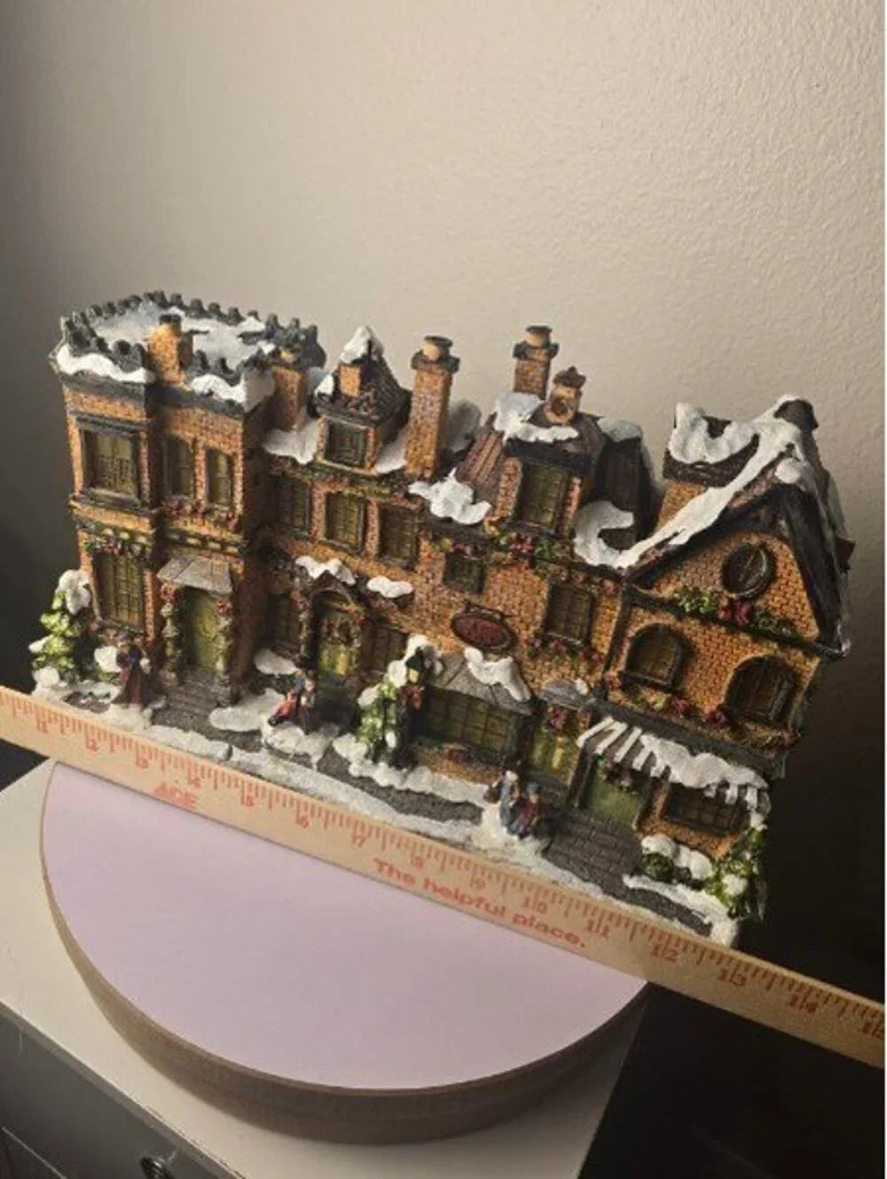Vintage Miniature Christmas Village Row Houses, 13